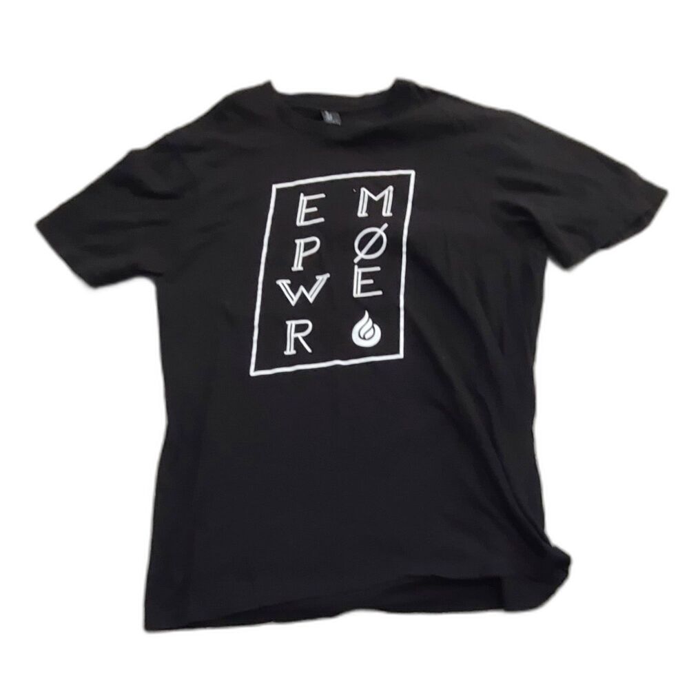 Size Small EMPOWER Graphic Tee Shirt Black T-shirt Size Small